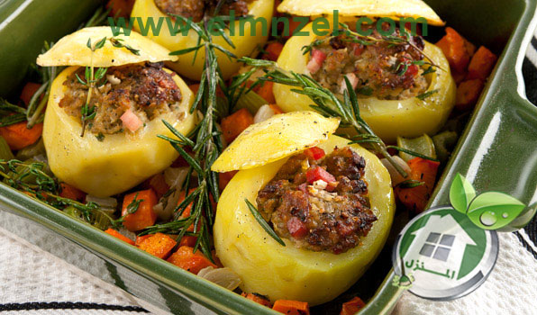 طريقة عمل البطاطس باللحمة المفرومة